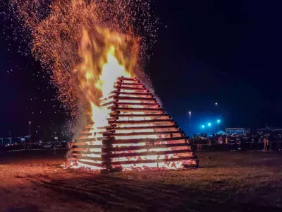 Kresovanje 30.4.2025 Foto: Facebook/PGD Miklavž