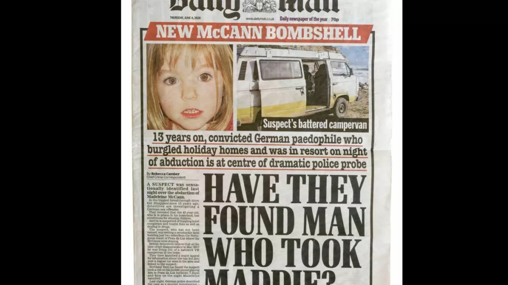 madeleine mccann je leta 2007 izginila z letovišča na portugalskem