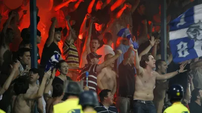 Navijači zagrebškega Dinama, Bad Blue Boys, že od nekdaj sodijo med bolj problematične. Slika je arhivska. /Foto: Jaka Adamič/dokumentacija