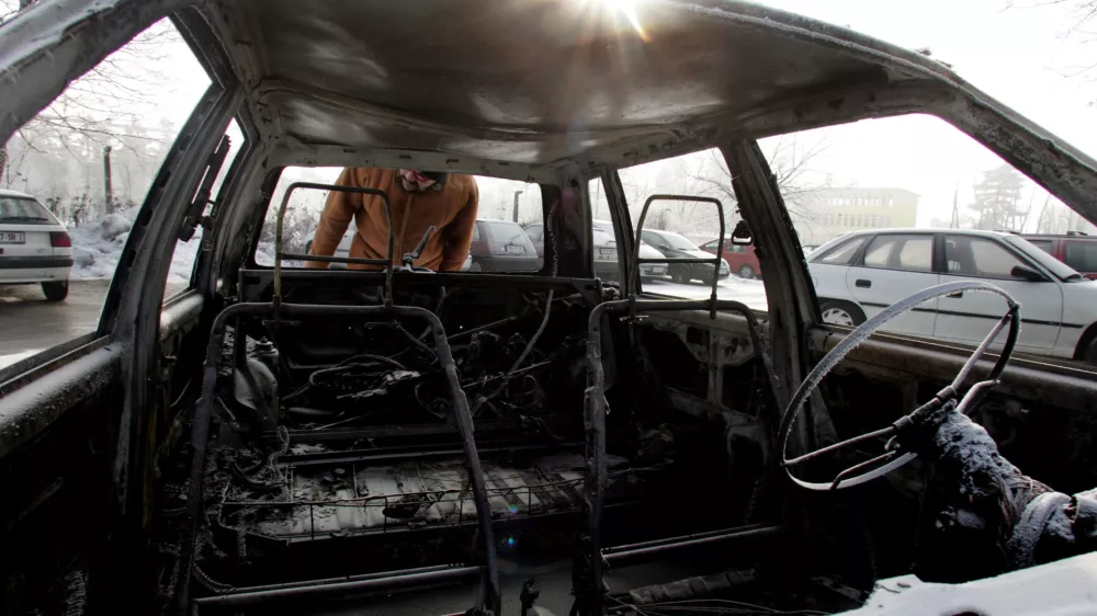 Zažgani Avtomobili, Dravlje ŠiškaFOTO: Jaka GasarOPOMBA: ZA OBJAVO V ČASOPISU DIREKT