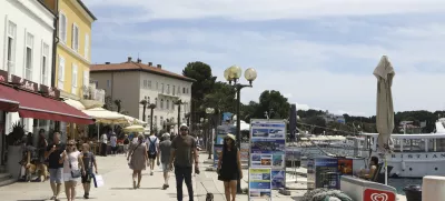 Poreč1.08.2023 - Hrvaška Istra - turizem - poletje - počitnice - turisti - turistična sezonaFOTO: Luka Cjuha