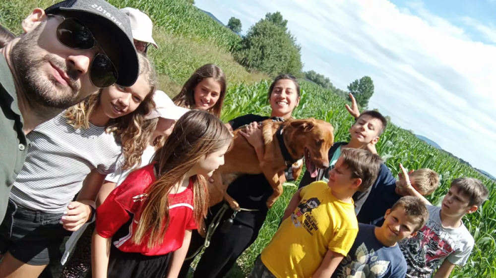  V četrtek 3. julija bodo mladi obiskali ljubljansko Zavetišče in skozi voden ogled dobili vpogled v delo z zapuščenimi živalmi. F Mladi zmaji