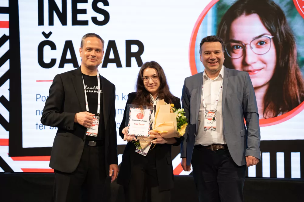 Peter Ribarič, Ines Časar in Ivan Papič.