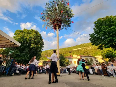 Majenca, Dolina pri Trstu, parterji in parterce, prvi ples / Foto: Katja Gleščič 