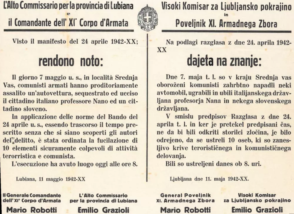 Takšni razglasi so postali stalnica. / Foto: Mestni Muzej Ljubljana