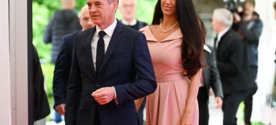 Robert Golob Tina Gaber 09.05.2025 - Slavnostna seja mestnega sveta Mestne občine Ljubljana ob prazniku Ljubljane FotoNik Erik Neubauer