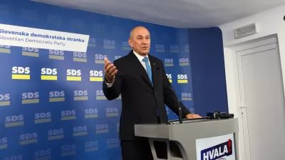 - 11.05.2025. Referendum 2025, Janez Janša, SDS, izjava. Foto: Bojan Velikonja i