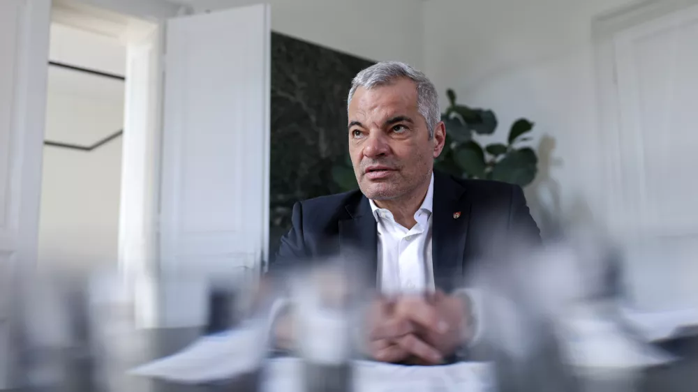 - 11.03.2025 - župan Maribora, Saša Arsenovič//FOTO: Jaka GasarOPOMBA: ZA OBJEKTIV - INTERVJU