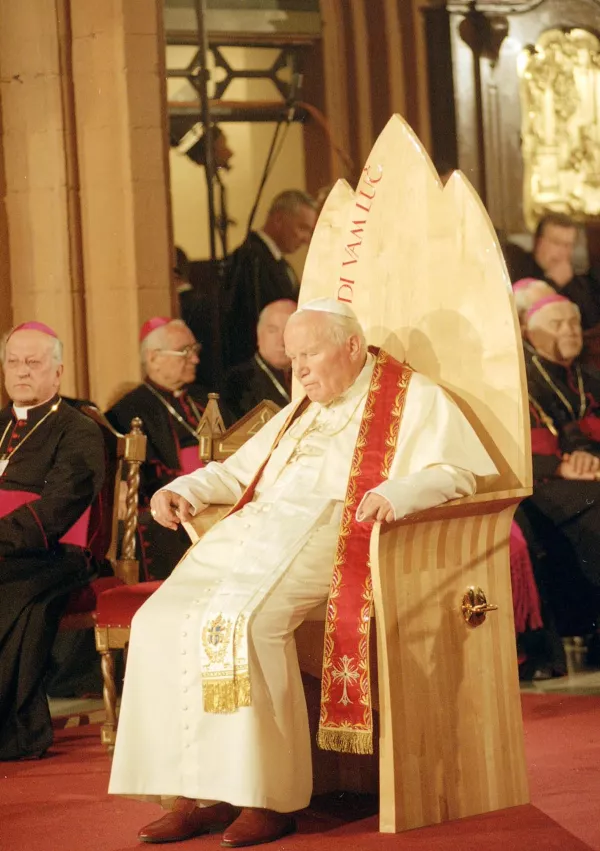 papež Janez Pavel II., Franc Rode, Papež Janez Pavel II na obisku v Mariboru leta 1999 / Foto: Tomaž Skale