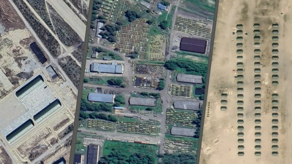 Satelitske slike razkrivajo povečano rusko aktivnost ob meji s Finsko. Foto: X