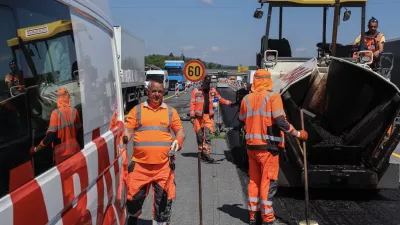 - 29.04.2025 - obnova štajerske avtoceste, delo na cesti, viadukti, DARS//FOTO: Jaka Gasar
