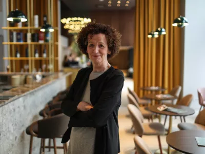 - 25.05.2025. - Maja Haderlap, dvojezična avstrijsko koroška slovenska pesnica in pisateljica ter univerzitetna predavateljica./FOTO: Bojan Velikonja