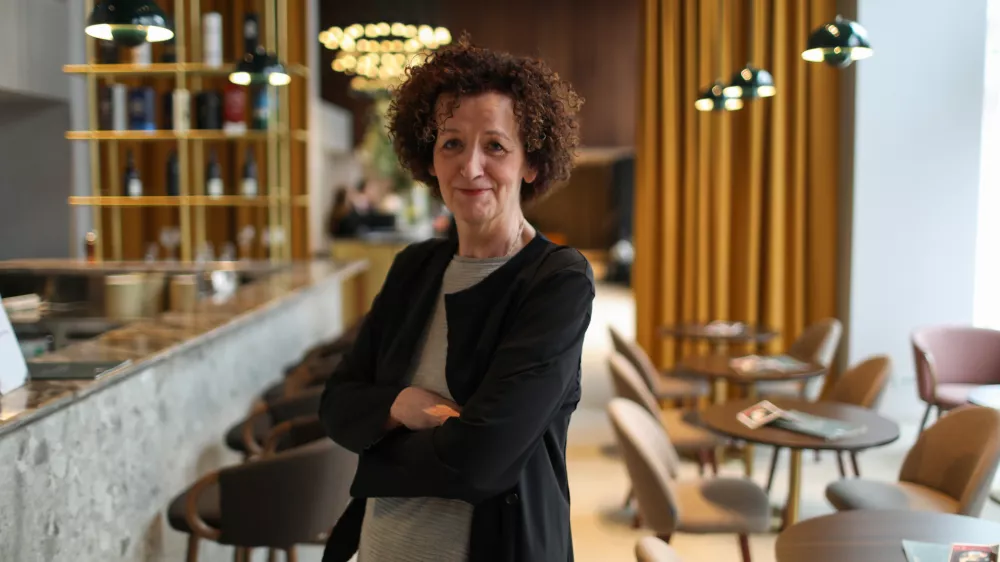 - 25.05.2025. - Maja Haderlap, dvojezična avstrijsko koroška slovenska pesnica in pisateljica ter univerzitetna predavateljica./FOTO: Bojan Velikonja