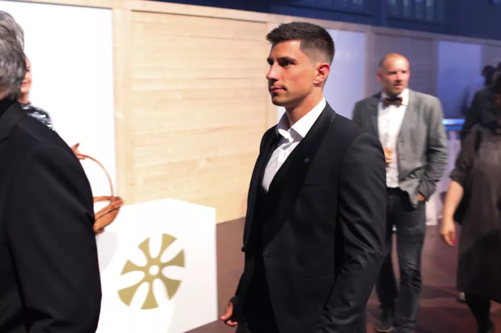 - Žan Kranjec,- 15.05.2025. - Večer Šampionov Smučarske Zveze Slovenije.//FOTO: Bojan Velikonja