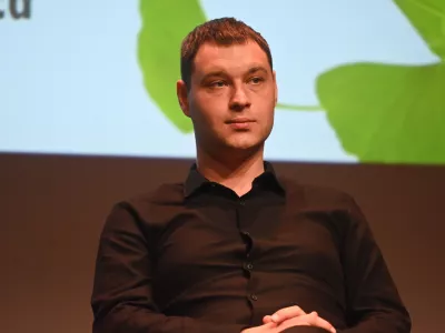 Miha Kordiš - 29.09.2022 - Predsedniške volitve 2022 – prvo uradno soočenjem predsedniških kandidatov v okviru zaključka Festivala za tretje življenjsko obdobje v Cankarjevem domu -//FOTO: Nik Erik Neubauer