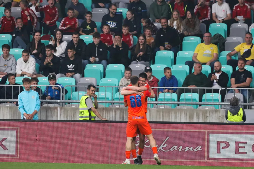 - 1. gol. 14.05.2025. - Nogomet, finale pokala Union, NK Koper - NK Celje. Foto: Bojan Velikonja 