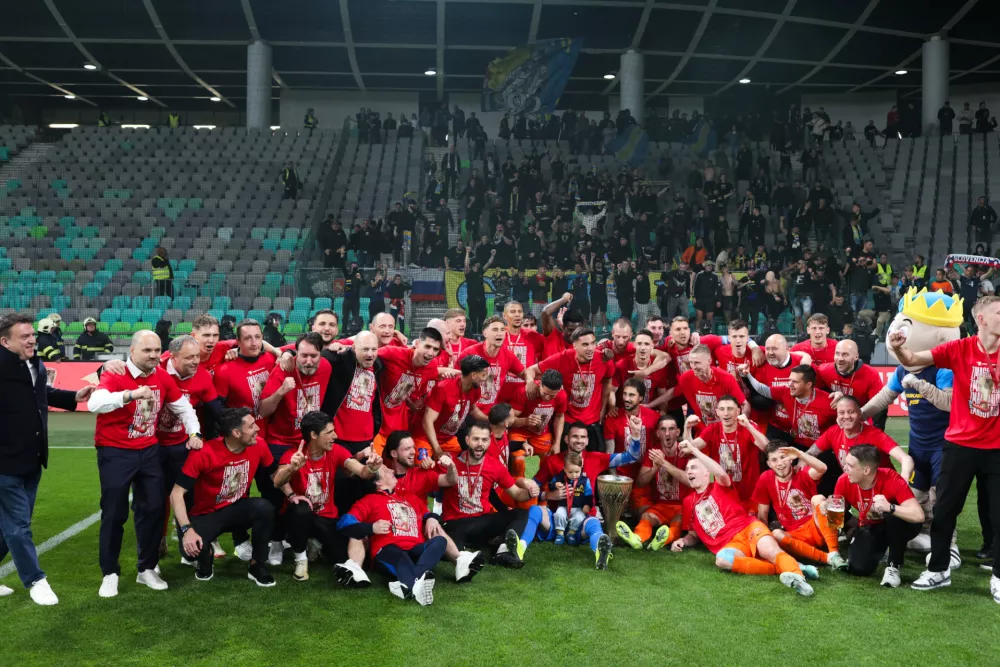 - Zmagovalci Celje. 14.05.2025. - Nogomet, finale pokala Union, NK Koper - NK Celje. Foto: Bojan Velikonja 