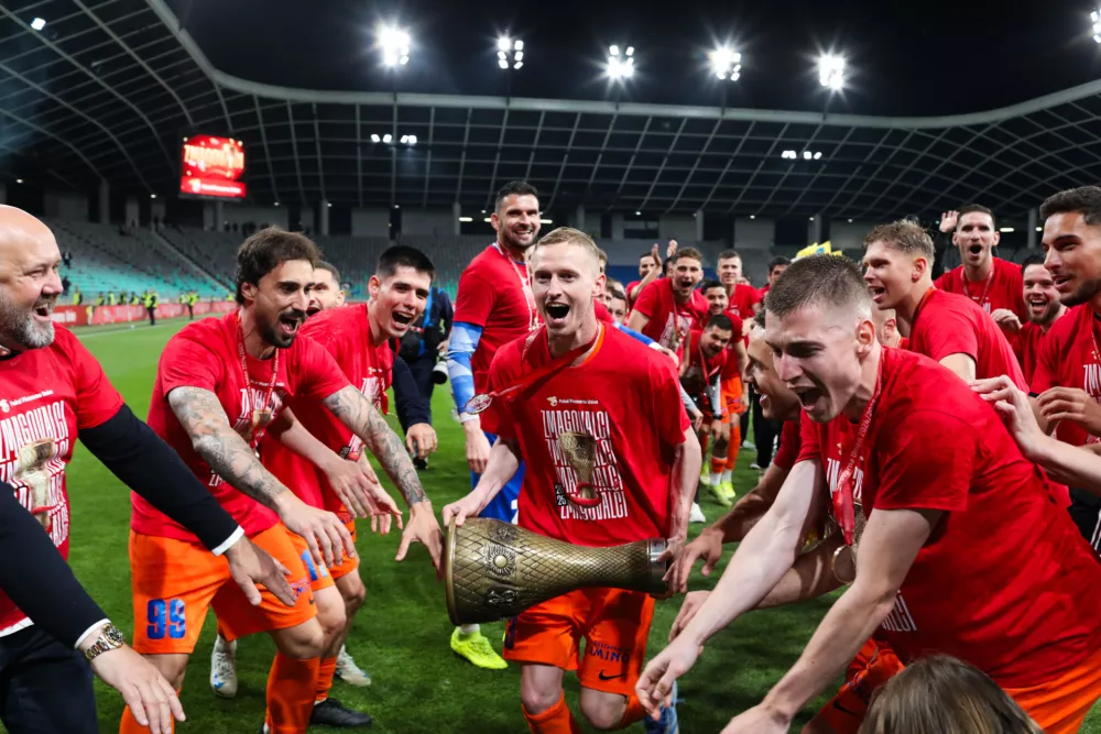 - Zmagovalci Celje. 14.05.2025. - Nogomet, finale pokala Union, NK Koper - NK Celje. Foto: Bojan Velikonja 