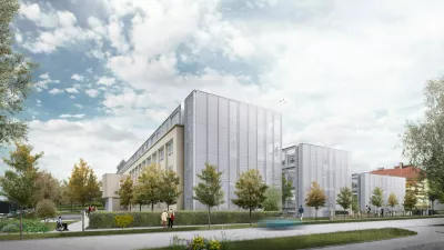 Ljubljanski mestni svet bo v ponedeljek odločal o predlogu sprememb prostorskih izvedbenih pogojev, ki bi Kemijskemu inštitutu omogočili širitev dejavnosti na lokaciji v Hajdrihovi ulici. Foto: Ark arhitektura Krušec