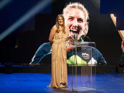 Andreja Leški11.12.2024 Prireditev športnik leta, Cankarjev dom. FOTO: Nik Erik Neubauer