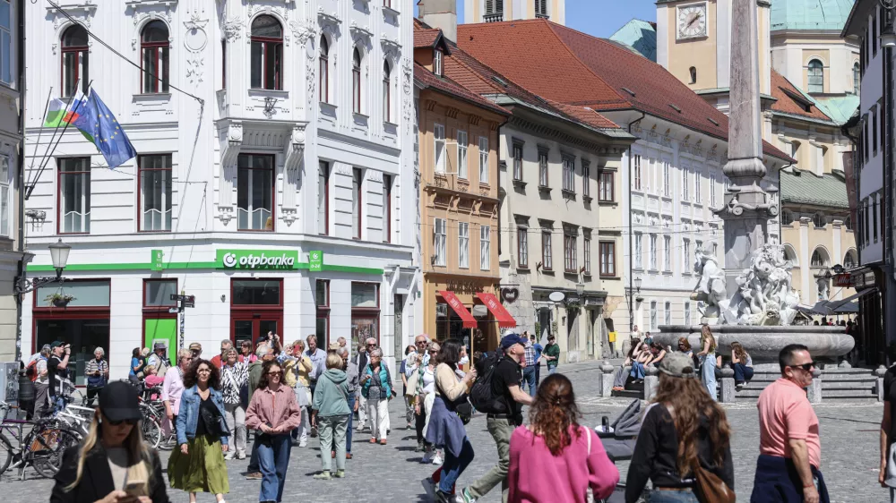 - 28.04.2025 - turisti, Ljubljana//FOTO: Jaka Gasar