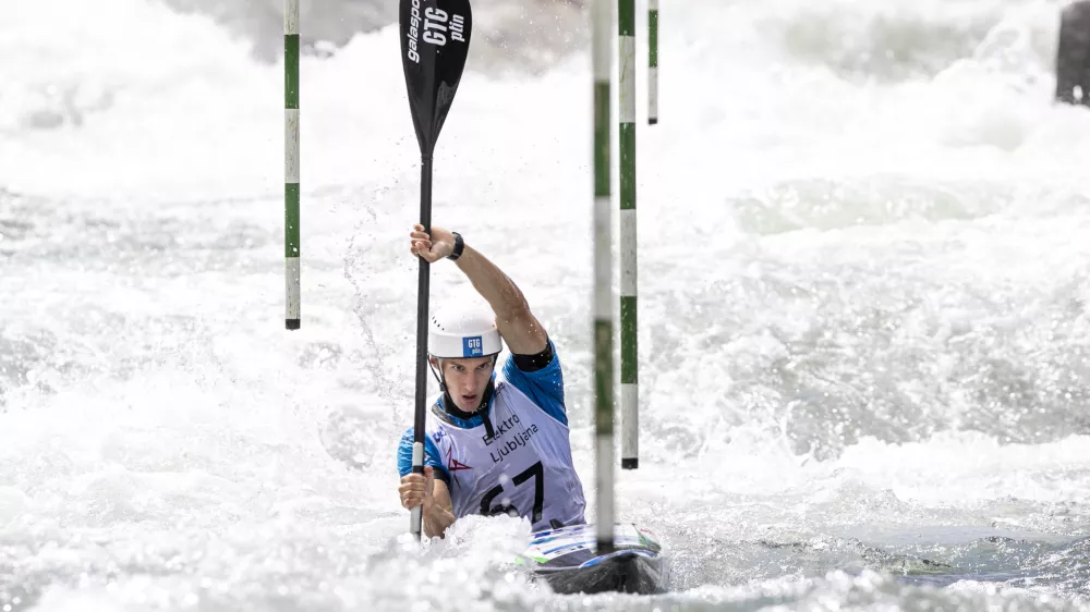 ﻿Martin Srabotnik- 16.08.2020 – Tacen - kajak / kanu - ECA evropski pokal v slalomu na divjih vodah - tekmi članskega slovenskega pokala HSE v slalomu in prvi izbirni tekmi za sestavo reprezentance - //FOTO: Matjaž Rušt