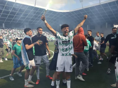 Nogometaši Olimpije imajo za seboj odlično sezono. Luka Cjuha