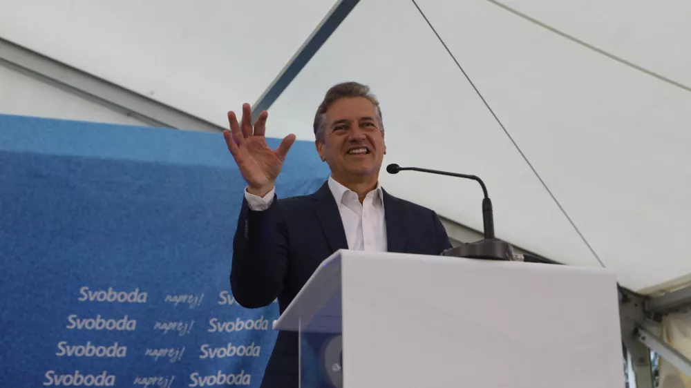 predsednik vlade Robert Golob17.05.2025 - 2. festival Svobode - stranka Svoboda - Arboretum volčji potokFoto: Luka Cjuha