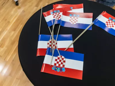 18.5.2025., Zagreb - Doček rezultata lokalnih izbora u sredisnjici SDP-a na Iblerovom trgu. Photo: Mia Slafhauzer/PIXSELL