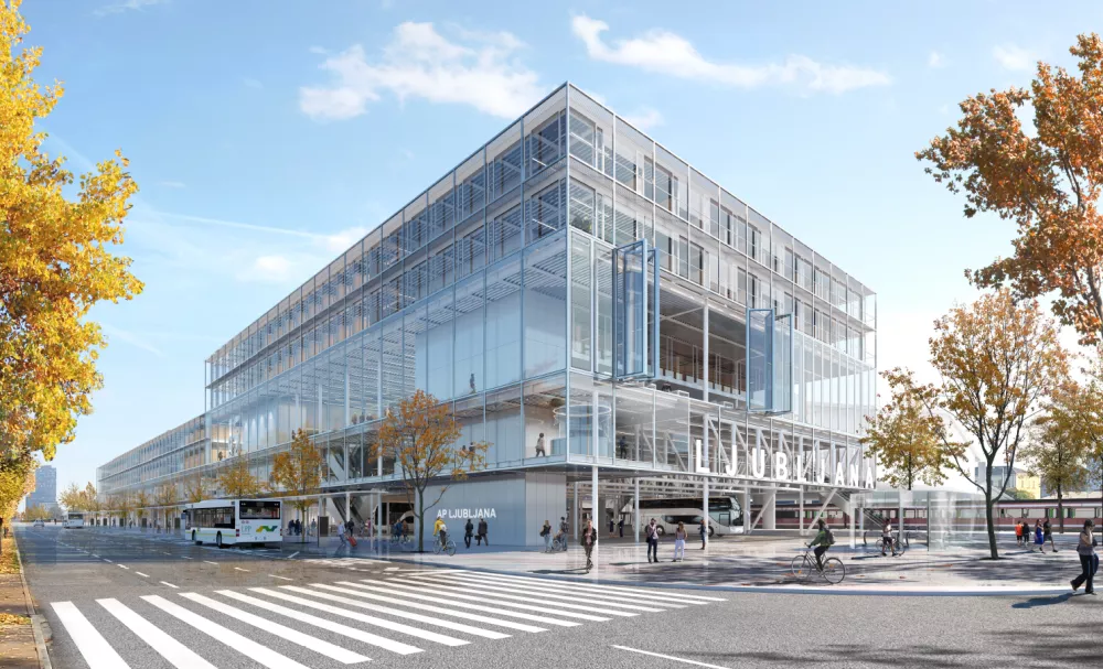 Emonika, potniški center Ljubljana, nova avtobusna postaja,iInvestitorji SŽ Predstavitev projekta april 2022