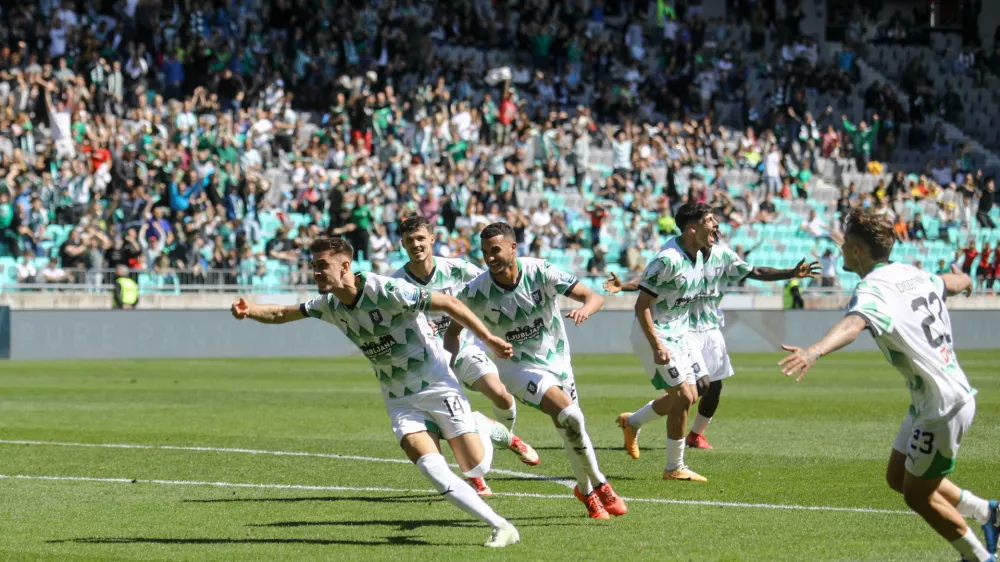 Marcel Ratnik 17.05.2025 - Nogomet Olimpija - Radomlje - Olimpija državni prvakFoto: Luka Cjuha