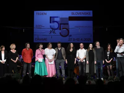12.04.2025 - Teden slovenske drame - podelitev nagrad - Prešernovo gledališče KranjFoto: Luka Cjuha