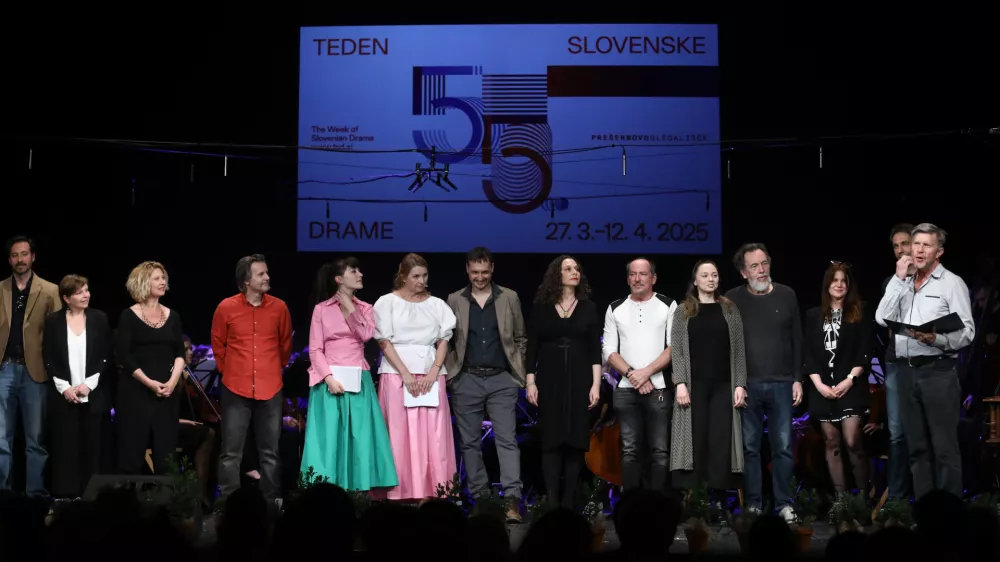 12.04.2025 - Teden slovenske drame - podelitev nagrad - Prešernovo gledališče KranjFoto: Luka Cjuha