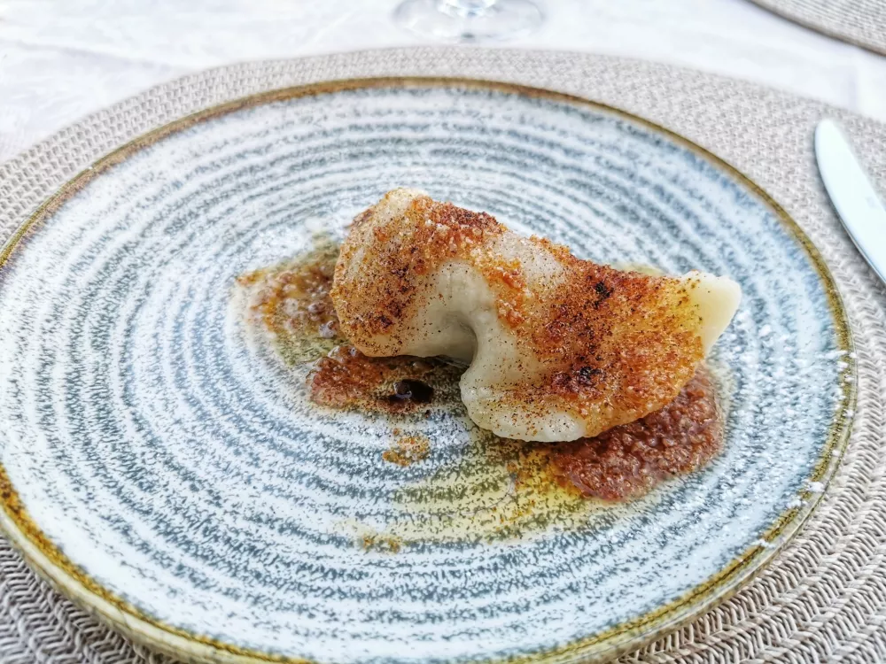 Kobariški štrukelj, Okrepčevalnica na lepem razgledu