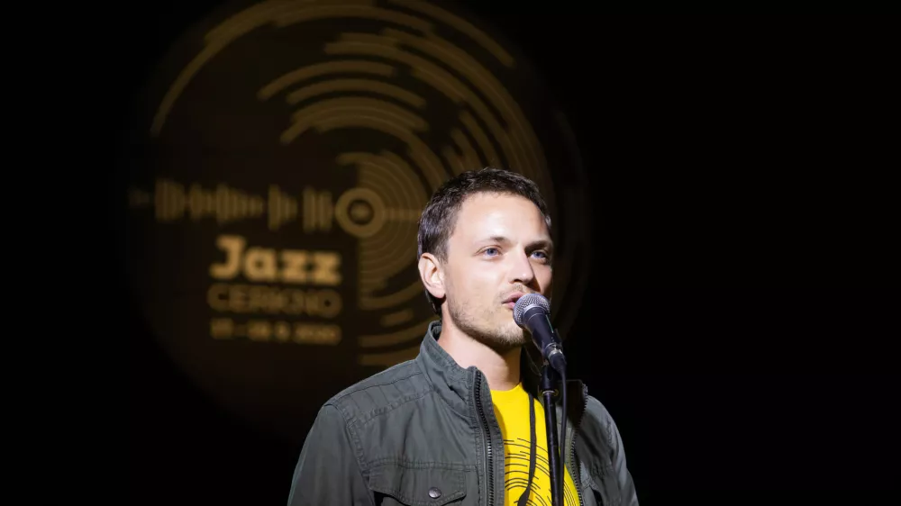 Simon Kenda, programski vodja festivala Jazz Cerkno Foto: Nada Žgank