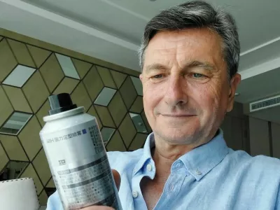 Borut Pahor je na Kitajskem doživel nenavadno izkušnjo. F instagram Boruta Pahorja