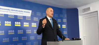 - 11.05.2025. Referendum 2025, Janez Janša, SDS, izjava. Foto: Bojan Velikonja i