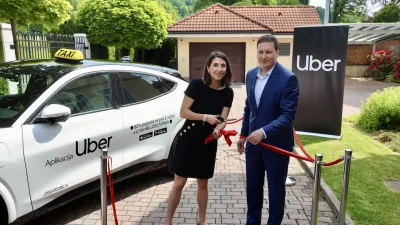 Boštjan Koritnik, ljubljanski podžupan Morena Šimatić, direktorica Uber CroatiaFoto: Jaka Gasar