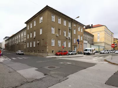 Maribor - Vošnjakova ulica - Socialne zadeve - Zapori - Zavod za prestajanje kazni zapora (ZPKZ) Maribor - Ilustracija - Tematika - Ilustracija - Maribor - Tematika - Avtor: Andrej Petelinšek