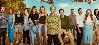 Udeleženci resničnostnega šova, ki so ga v Veliki Britaniji že označili za najbolj nerodnega vseh časov. F Channel 4, zajem zaslona