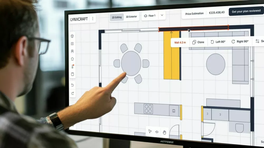 Platforma Lynx temelji na tehnologiji algoritemske gradnje z ideologijo končnega števila standardiziranih predfabriciranih gradnikov. 