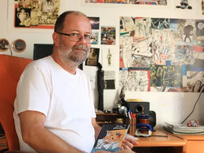 ﻿Andrej E. Skubic, portretFoto: Robert Balen