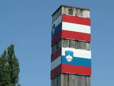 ﻿border between Austria and Slovenia in Styria