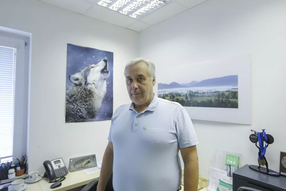 Janez Kastelic, direktor krajinskega parka Ljubljansko barje - 28.09.2023 - Javni zavod krajinski park Ljubljansko barje, Podpeška cesta 380, Notranje Gorice //FOTO: Luka Cjuha