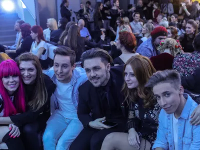 ﻿Nika Zorjan, Manca Špik, BQL, Raay, Marjetka - 24.02.2018 – Prireditev EMA 2018, finalni izbor slovenske skladbe za nastop na 63. tekmovanju za pesem Evrovizija 2018 na Portugalskem - televizijsko-glasbeni šov //FOTO: Jaka Gasar