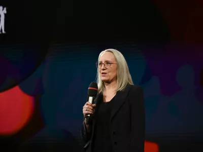 Ksenija Horvat10.02.2025 Dogodek Televizije Slovenija s predstavitvijo novih televizijskih obrazov in prikazom prizorov novih vsebin, RTV SlovenijaFOTO: Nik Erik Neubauer