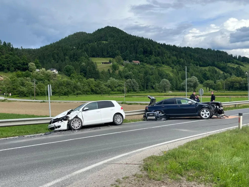 Prometna nesreča Šentjanž pri Dravogradu