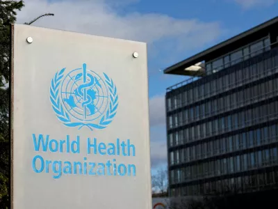 FILE PHOTO: A view shows The World Health Organization (WHO) headquarters in Geneva, Switzerland, January 28, 2025. REUTERS/Denis Balibouse/File Photo