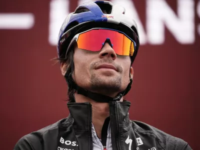 Roglič Primož of Red Bull - Bora - Hansgrohe during the stage 16 of the Giro d'Italia from Piazzola sul Brenta to San Valentino (Brentonico), Italy - Tuesday, May 27, 2025. Sport - cycling. (),Image: 1003780513, License: Rights-managed, Restrictions:, Model Release: no
