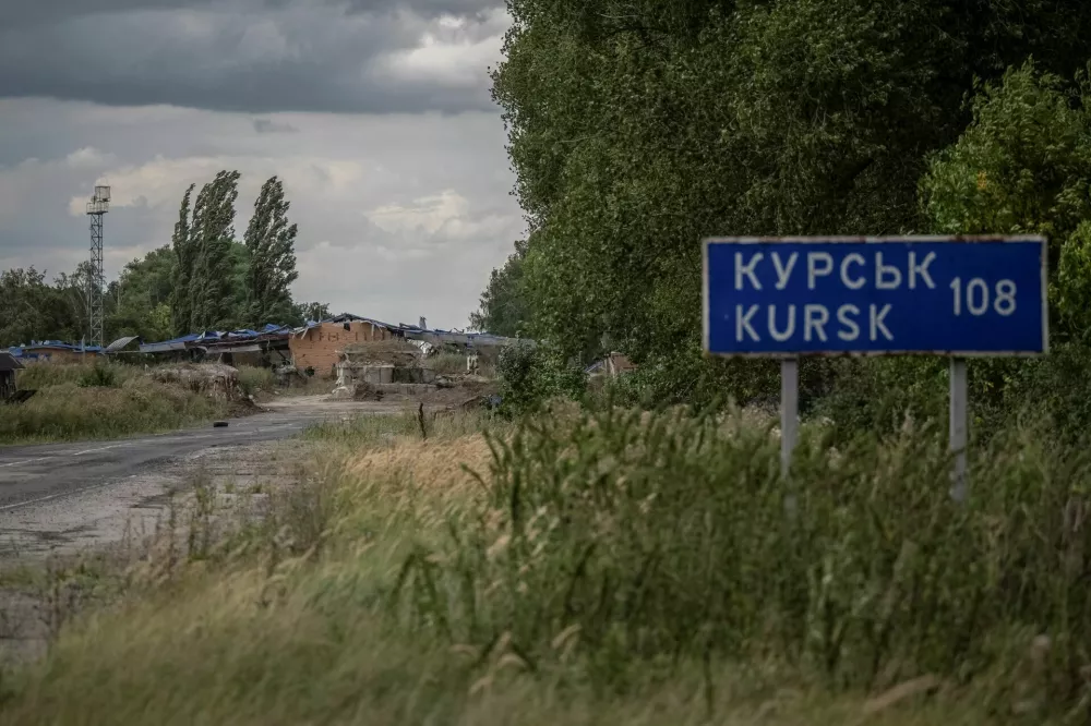 A crossing point on the border with Russia a is seen, amid Russia's attack on Ukraine, near the Russian border in Sumy region, Ukraine August 11, 2024. REUTERS/Viacheslav Ratynskyi